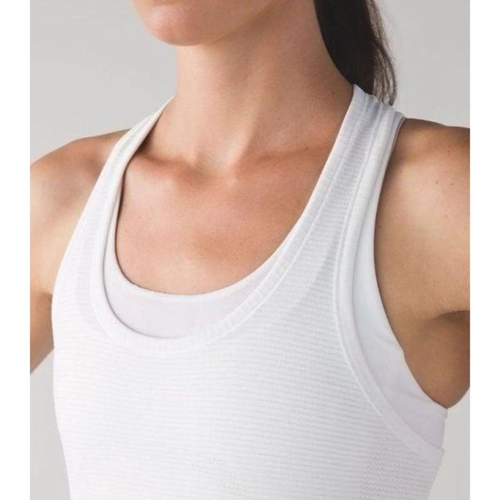 Lululemon White Swiftly Tech Tank Top